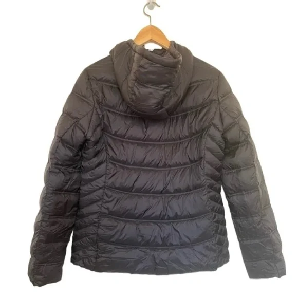 MICHAEL Kors black quilted nylon packable puffer black jacket Size S - Picture 3 of 14